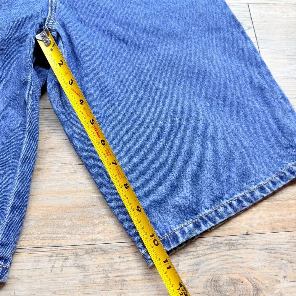 Vintage Y2K FIRHINE Jeans Eco-Wash Denim Jorts Shorts 25 Waist Baggy Skater